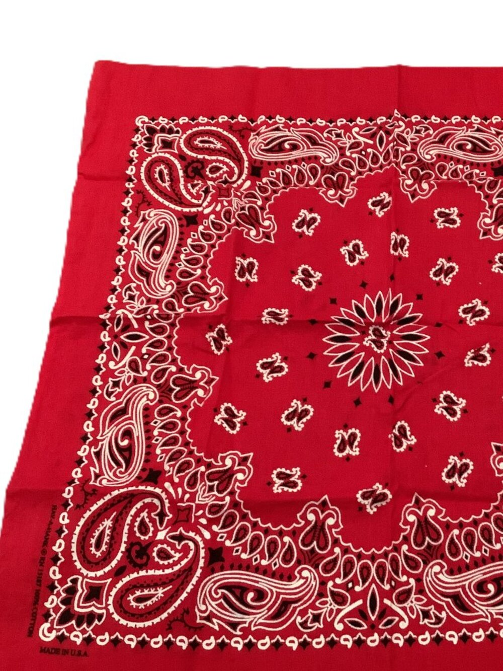 Hav-A-Hank Red Paisley Bandana Scarf